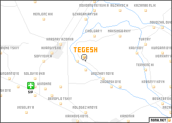 map of Tegesh