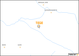 map of Tege