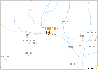 map of Teghāb