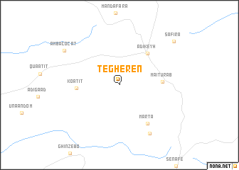 map of Tegheren