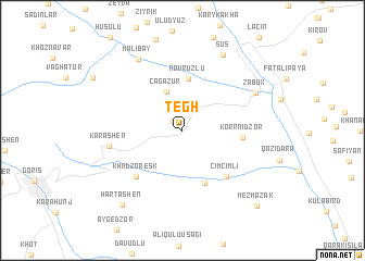 map of Tegh