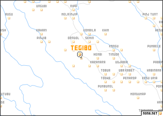 map of Tegibo