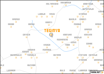 map of Teginya