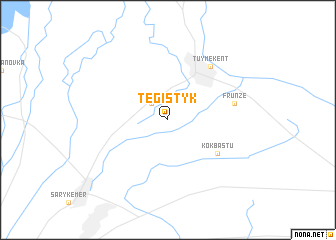 map of Tegistyk