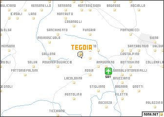 map of Tegoia