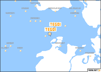 map of Tegoi