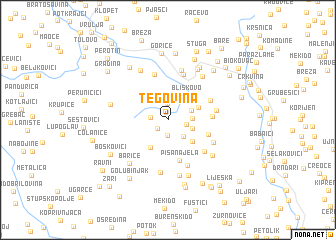 map of Tegovina