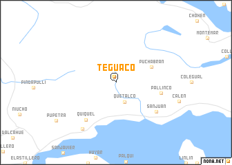map of Teguaco