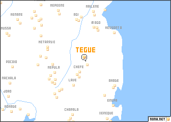 map of Tegue