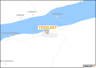map of Tegul\