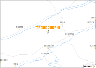 map of Tegurabashi