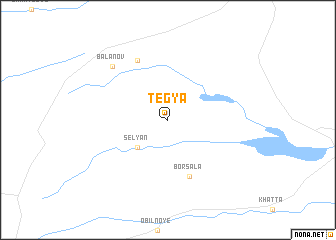 map of Tegya