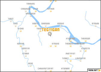 map of Tegyigan