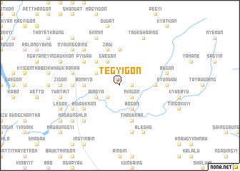 map of Tegyigon