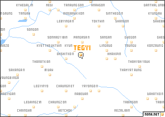 map of Tegyi