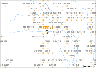 map of Tegyi