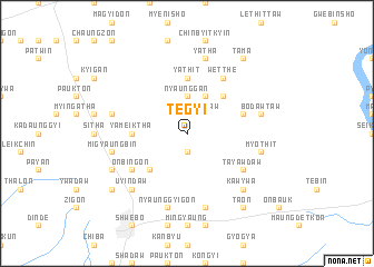 map of Tegyi