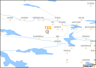 map of Teg