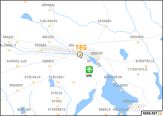 map of Teg