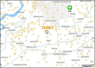 map of Tehāit