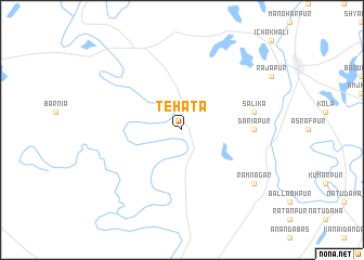 map of Tehata