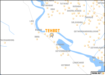 map of Tehbāt