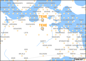 map of Tehe