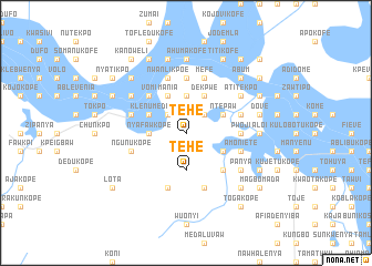 map of Tehe