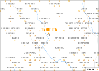 map of Tehinite