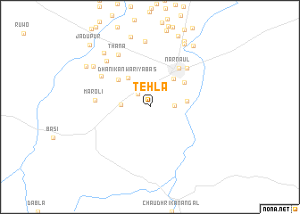 map of Tehla