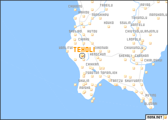 map of Te-ho-li