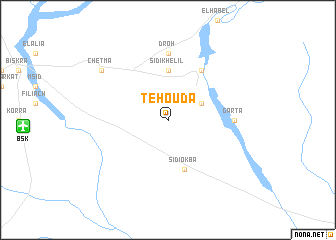 map of Tehouda
