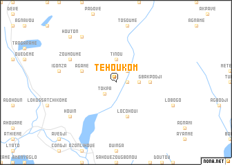 map of Téhoukom