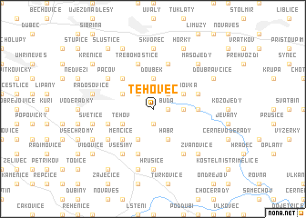 map of Tehovec