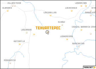 map of Tehuantepec