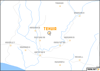 map of Te Huia