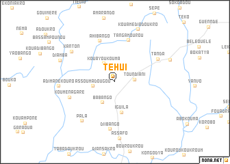 map of Téhui