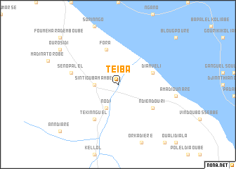 map of Teïba