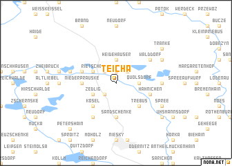 map of Teicha