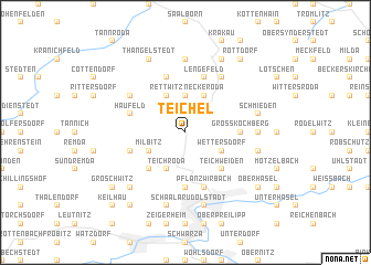 map of Teichel