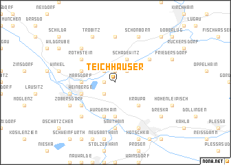 map of Teichhäuser