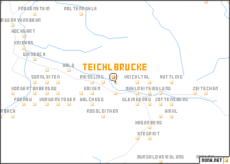 map of Teichlbrücke