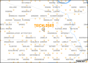 map of Teichlosen