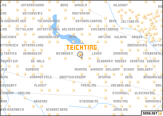 map of Teichting