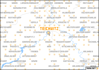 map of Teichwitz