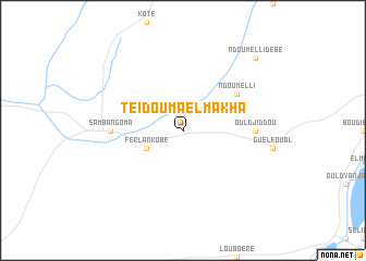 map of Teïdouma el Makha