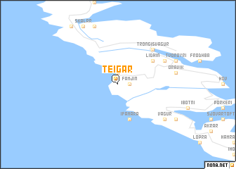 map of Teigar