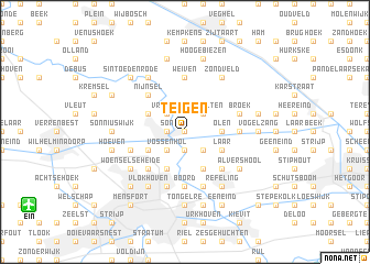 map of ʼt Eigen