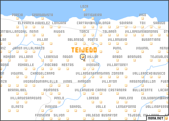 map of Teijedo
