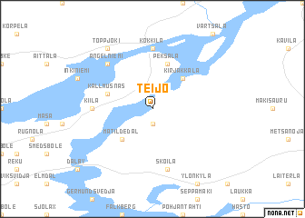 map of Teijo
